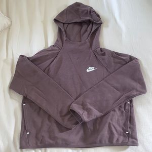 Nike, Cropped Hoodie, Size M, Purple